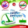 VanDuck Reusable 100% Cotton Mop Pads Compatible with Swiffer Sweeper