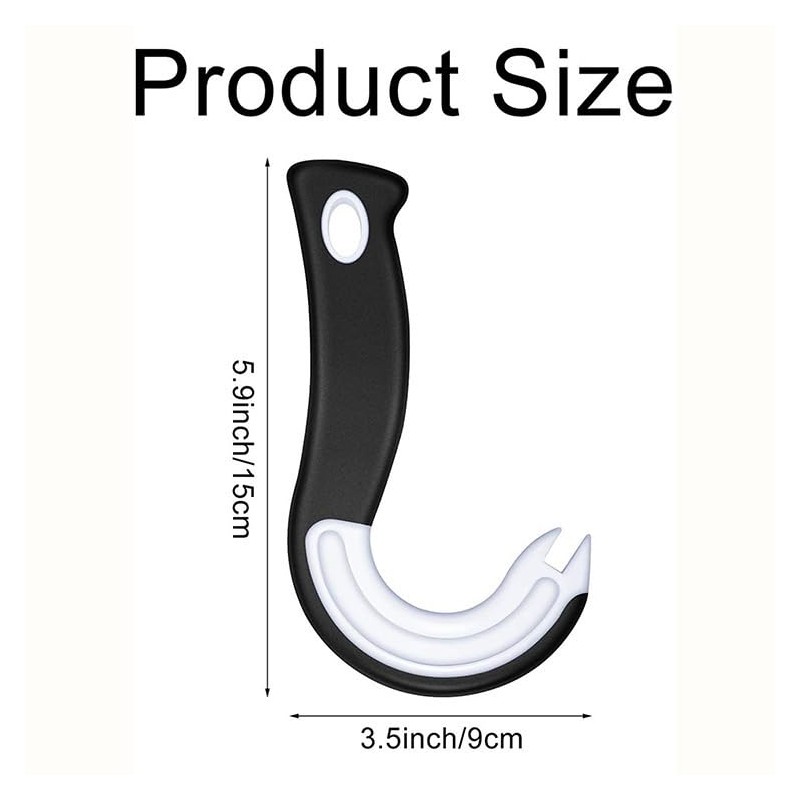 2 Pieces Manual Easy Can Opener Grip Grab Twist Hook