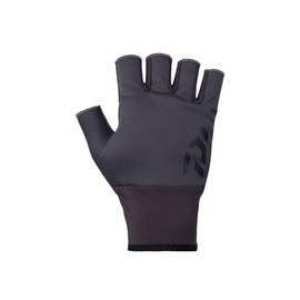 Daiwa DG-8123W Windproof Beltless Gloves, 5 Cuts, Gunmetal, L, Fishing