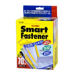 Cruise SF-1000 Smart Fastener Hole Pitch 3.1 inches (80 mm), Binding Thickness: 2.8 inches (70 mm), Pack of 25, Yellow