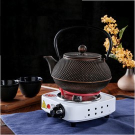 Electric Stove, Portable Hot Plate Single Tube Kitchen Single Burner Utensil Countertop Burners 110v 1000w For Kitchen, Easy Clean, Perfect for Camping, Upgraded Version
