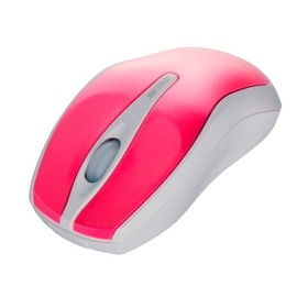 iBUFFALO 光学式無線マウス 27MHz 小型レシーバー ピンク BSMOW03PK