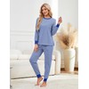 Becotal Soft Cotton Pajamas for Women Set Striped Long Sleeve
