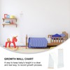 Kisangel Canvas Height Ruler Chart 78.6inch Growth Wall Measurement Chart