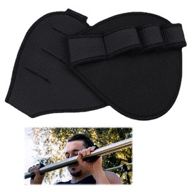 Dumhuts Grip Pads für Pull-Ups Fitness Krafttraining Bodybuilding Handschuhe gepolstert aus Neopren für maximalen Grip, bequeme Alternative zu Fitnesshandschuhen