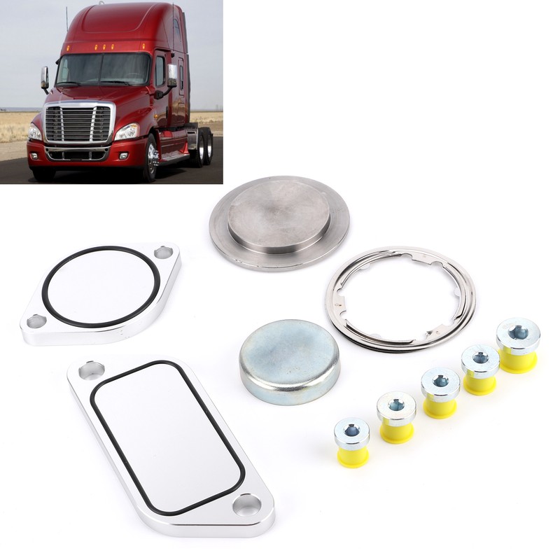 EGR Plug Kit 5pcs Aluminium Alloy Gaskets 5pcs Rubber Plugs