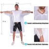COOY COOY Rain Ponchos,with Drawstring Hood 10 Pack Emergency Disposable