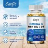 catfit Omega 3 Fish Oil Capsules 3x Strength EPA &