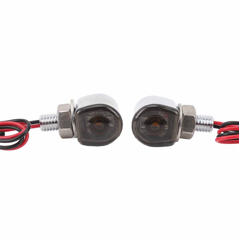 Handlebar LED Turn Signal Light DC12V Retro Mini Waterproof Increased