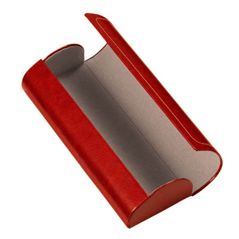 Megan 256602 Women's Hard Glasses Case, Leather, Faux Leather &