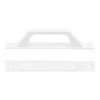 Semetall Sliding Barn Door Handles,6.9" Hole Center Pull with Screws,Aluminum,White