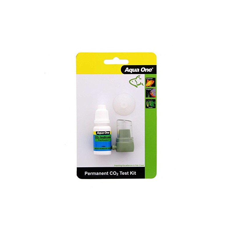 CO2 Test Kit Freshwater Permanent Aqua One Displays PH Or