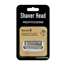 92S Series 9 Electric Replacement Shaver Head Accessories blade Compatible with Braun Series 9 Foil Shaver Replacement Heads 9290cc 9291cc 9370cc 9293s 9385cc 9390cc 9330s 9296cc (Upgraded ver.)