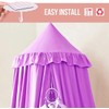 Kertnic Decor Canopy for Kids Bed, Soft Smooth Playing Tent