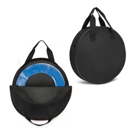 EV Cable Bag, 2PCS EV Portable Cable Bag, Water Resistant Caravan Cable Bags Charging Cable Bags Waterproof Heavy Duty Cable Storage Bags for All Kinds of Cables and Car Accessories(Black)