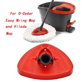 2PCS Mop Base Replacement for Viledas Mop - Spin Mop Cover Plastics Case Triangle Mop Head Disc Shell Replacement Accessorie for O-Cedars Easy Wring Mop(with Mop Head Refill)