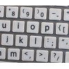 English US Large Lettering (Lower CASE) Non-Transparent Keyboard Decals Black,