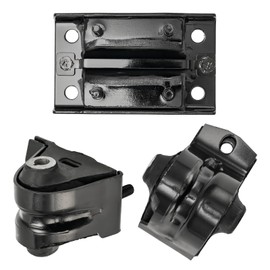 Torchbeam Engine Motor Mount and Trans Mount Fit for Jeep Wrangler 1997 1998 1999 2000 2001 2002 2003 2004 2005 2006 2.5L/4.0L, Replace A2883,A2882, 3PCS, Engine Mounts and Transmission Mount