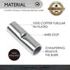 Conext Link BCU4-8 Uninsulated Butt Connector 8 Pack (4 Gauge)