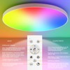 OUILA LED Ceiling Light Dimmable 24 W RGB Colour Changing