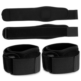 KOMBIUDA Djustable Elbow Protectors 4 Pack Sports Elbow Pads Braces Elbow Wraps for Tennis Elbow Relief Comfortable for Gym