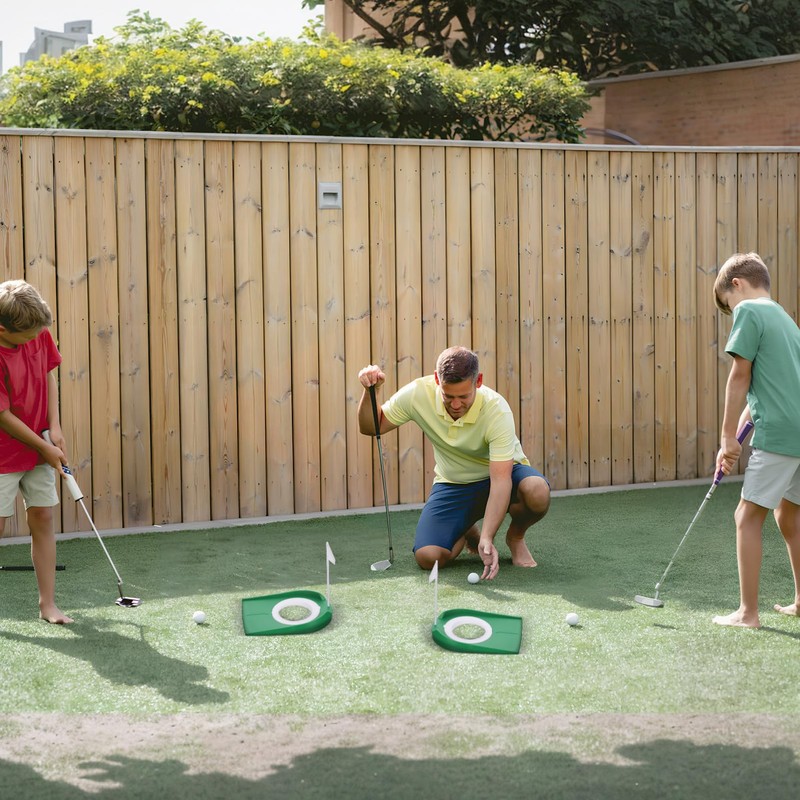 Kisangel Golf Putting Cups Portable with Flags - ABS Indoor/Outdoor