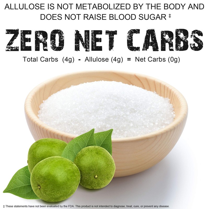 Skinny Monk - Allulose Sweetener w/Monkfruit, 1:1 Sugar Substitute, Keto