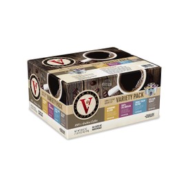 Victor Allen's Coffee Variety Pack (Morning Blend, 100% Colombian, Donut Shop Blend, and Italian Roast), 80 Count, Single Serve Coffee Pods for Keurig K-Cup Brewers