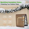 Backflow Preventer Insulated Cover (5˚F) Thick 6-Layer Fabric Pipe Insulation