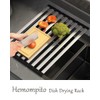 Hemompito 17.72" Dish Drying Rack Over The Sink, 1.28lb Heavy-Duty