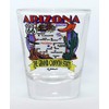 Arizona State Elements Map Shot Glass
