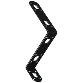DAIDOHANT 63373 (Reinforced Hardware) Black The Stay Z-Type H-12 [Iron] (W) 25 x (A) 42 x (B) 95 x (C) 100 mm (1 piece)