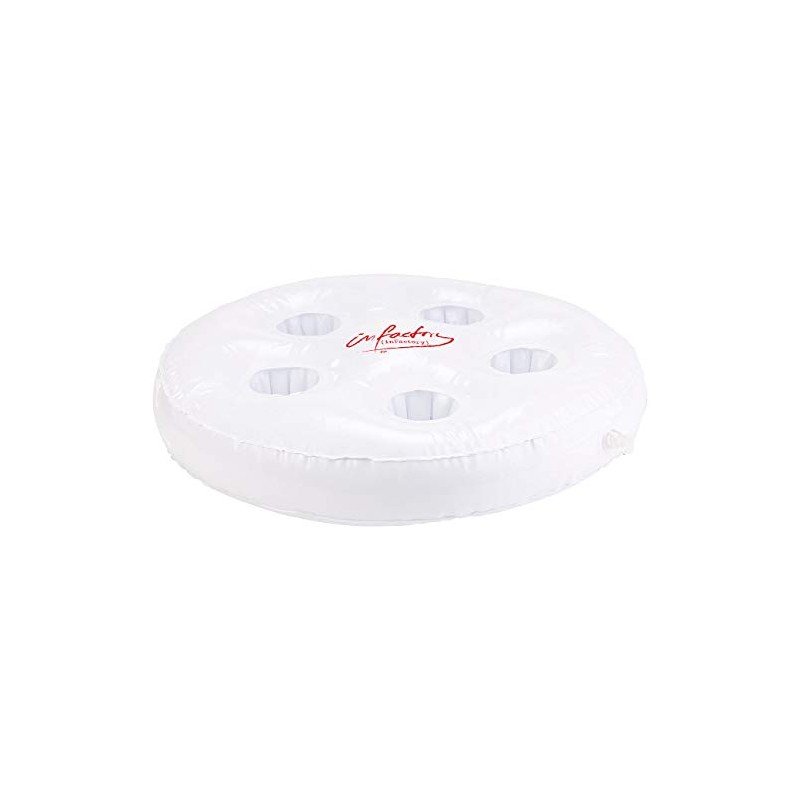 infactory Pool Tray: Inflatable Swimming Drink Holder, 5 Brackets, Diameter