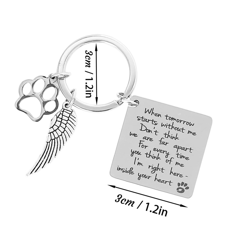 Runalp Drive Safe Keychain, I Need You Here with Me,