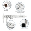 3PCS Calipers Measuring Tool Double Scale Plastic Digital Vernier Caliper