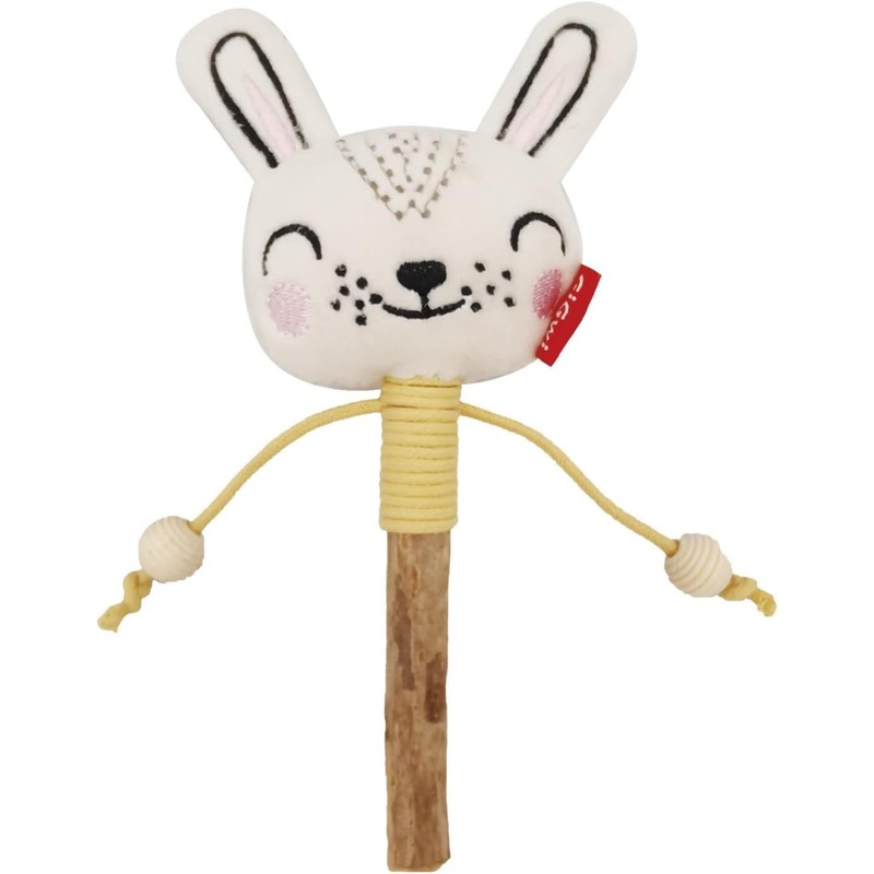 GiGwi Cat Toy Matatabi Toy Charm Stick Rabbit