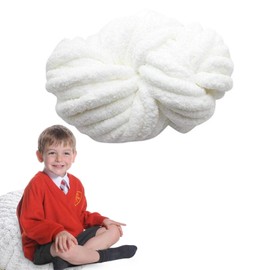 Wool Yarn Chenille Yarn Coarse Yarn Blanket Yarn Super Soft Extreme Arm Knitting Crocheting Acrylic Yarn Super Soft Hand Craft Materials for Giant Chunky Knitting Throw