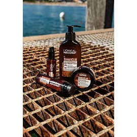 L'Or√©al Men Expert Bart Styling Pomade f√ºr M√§nner, Haar- und Bartwachs f√ºr einen definierten Style, Bartpflege f√ºr Herren mit holzigem Duft und √§therischem Zedernholz√∂l, Barber Club, 1 x 75 ml