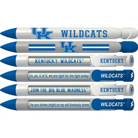Greeting Pen College Pen- Kentucky Wildcats Braggin' Rights Rotating Message 6 Pen Set 20501