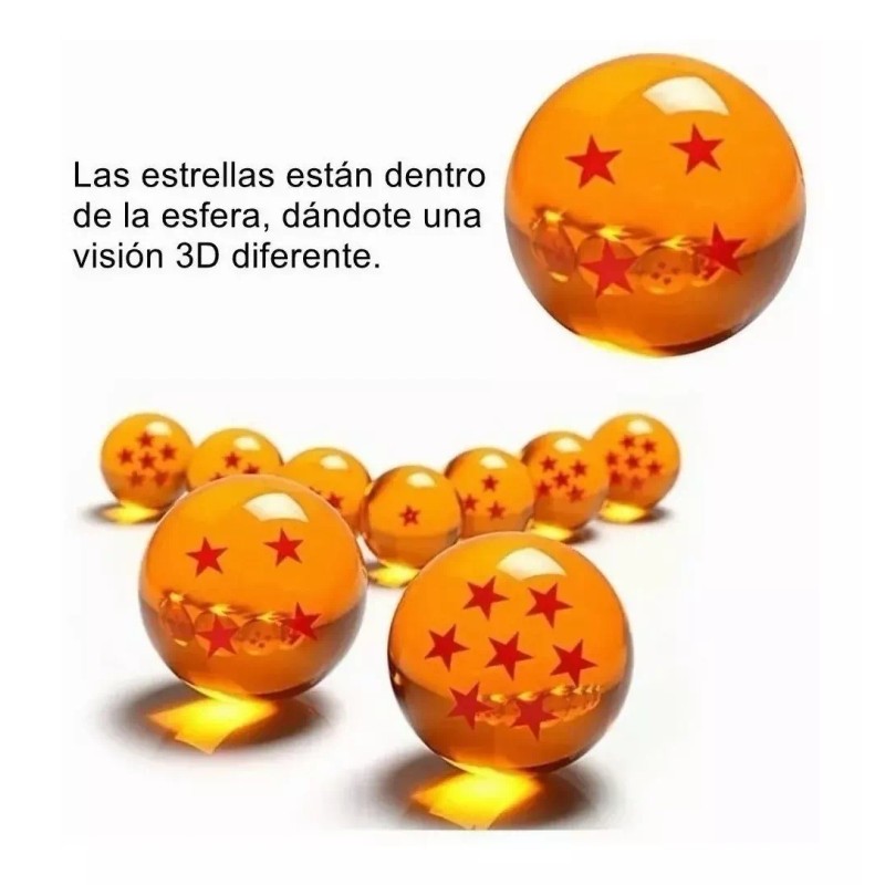 Dragon Ball Esferas De Dragon Ball 7.6cm Z Tamaño Real