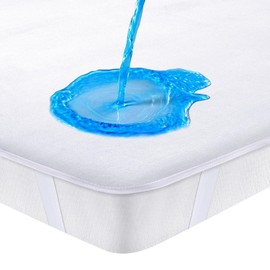 Sufdari Mattress Protector 180 x 200 cm Waterproof White Incontinence Underlay Washable Bed Pad Waterproof for Children - Waterproof Mattress Topper