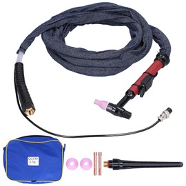 Nimomo TIG Welding Torch, TIG Torch, Flexible Head Tig Torch for QQ150 Argon TIG Welding Machine, TIG Welding Gun, Argon TIG Burner, Welding Torch with 3.7 Metre Cable M16 Thread