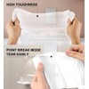 FORID 13 Gallon Trash Bags - Clear Plastic Garbage Bags