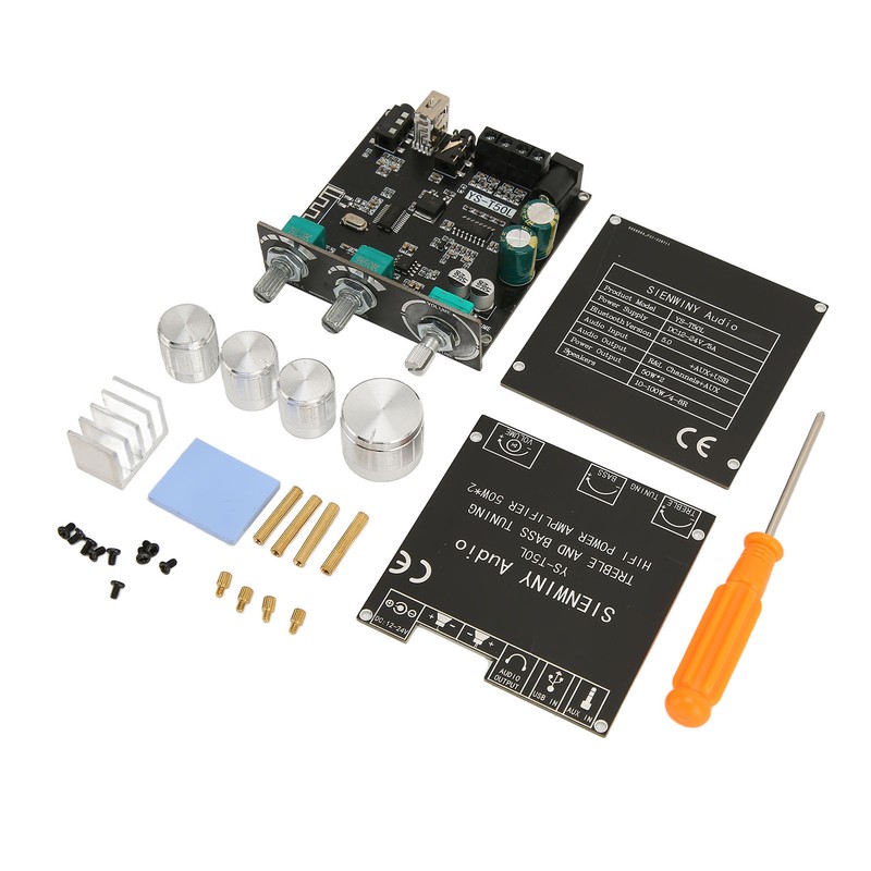 Sound Amplifier Board Bluetooth 5.0 Dual Channel Multiple Protection HiFi