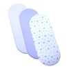 BabyPrem 3 Fitted Cotton Boys Moses Basket Sheets 73-76 x 28-30cm BLUE TEDDY