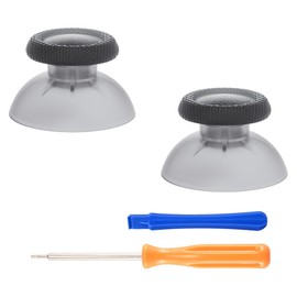 eXtremeRate Light Black Replacement Thumbsticks for ps 5 Controller, for ps 5 Controller Analog Stick, Custom Joystick for ps 4 All Model Controller - Without Controller and other parts