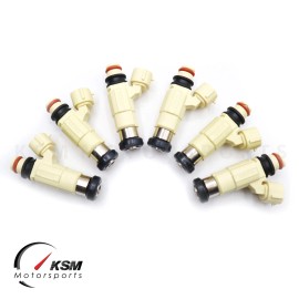 KSM Motorsports 6 fuel injectors for F200 F225 Yamaha 2002-2012 200HP 225HP 4 Stroke Outboard