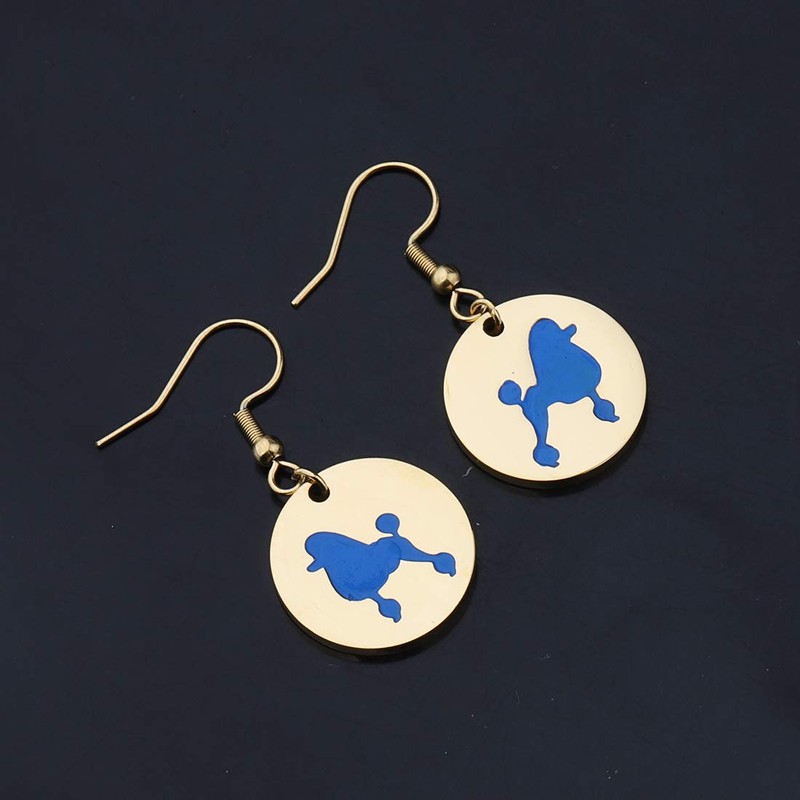LBSBO - Pendientes de caniche de 1922, regalo de hermandad,