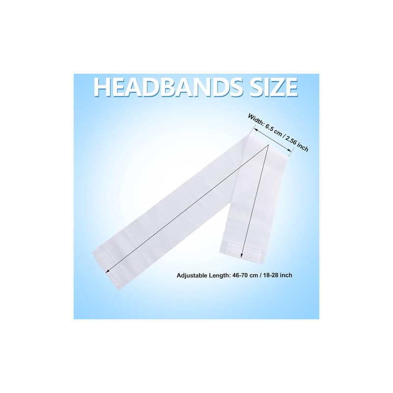 WILLBOND 200 Diademas Desechables para Spa Diadema Elstica No Tejida
