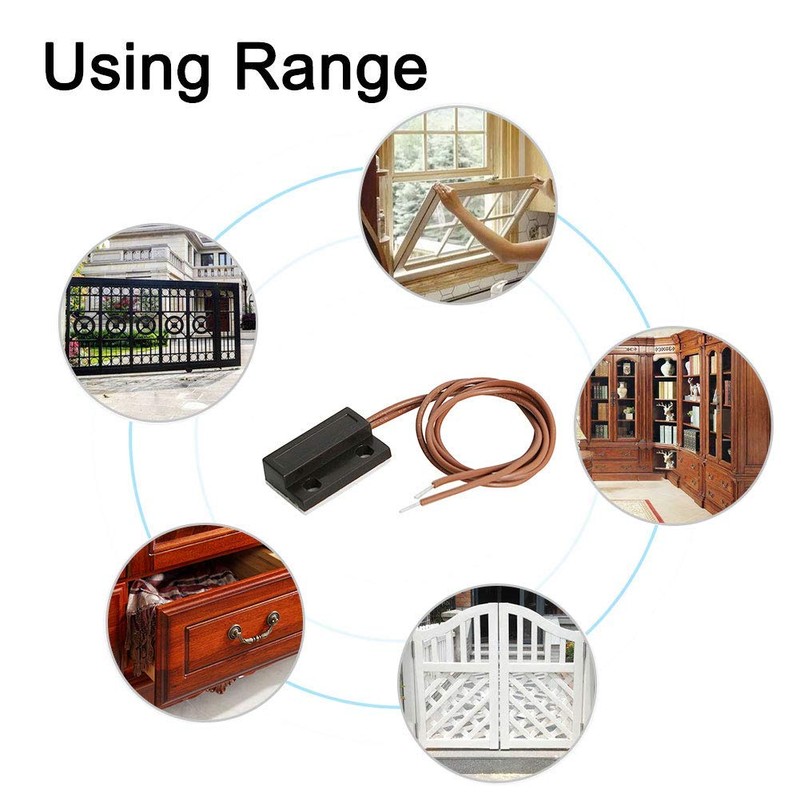 Aoje-Link RC-39NC Wired Magnetic Door Switch Window Sensor Alarm for